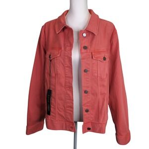 Liverpool Los Angeles Coral Denim Jacket XXL NWT Stitch Fix